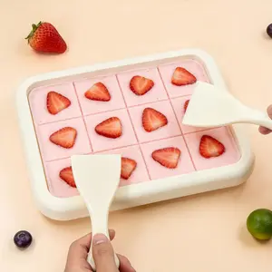 Summervibes WELSTEEPSE Rolled Ice Cream Maker - No-Plug Instant Stainless Steel Freeze-Dried Cream Roll Pot with 2 Scrapers, Homemade DIY Tool for Kids’ Kitchen Utensils & Frozen Fruit Chocolate Strawberries Yogurt