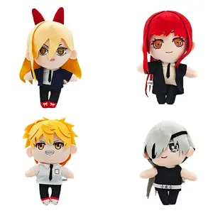 20cm Anime Character Plush Dolls - Kawaii Stuffed Toys Including Reze, Makima, Angel Devil, Power, Higashiyama Kobeni, Hayakawa Aki, Mitaka Asa, Denji - Soft Stuffed Fan Pillow