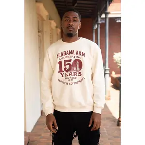 150th AAMU Cream Sweatshirt (Unisex)