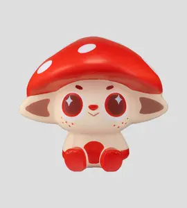 Kaleidos Creative - Capkins Squishy Figure - Collectible - Mushroom