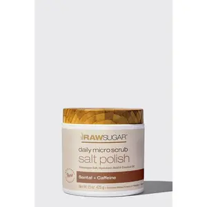 Daily Micro Scrub Salt Polish | Santal + Caffeine | 15 oz