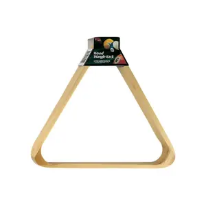 Viper Wood Triangle Ball Rack - Simple Design for Home Storage