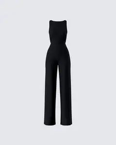 Damira Black Maxi Jumpsuit