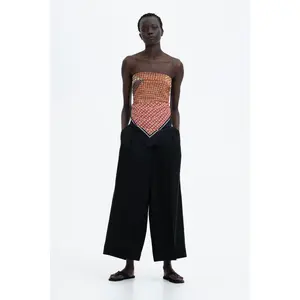H&M Ankle-length linen-blend trousers