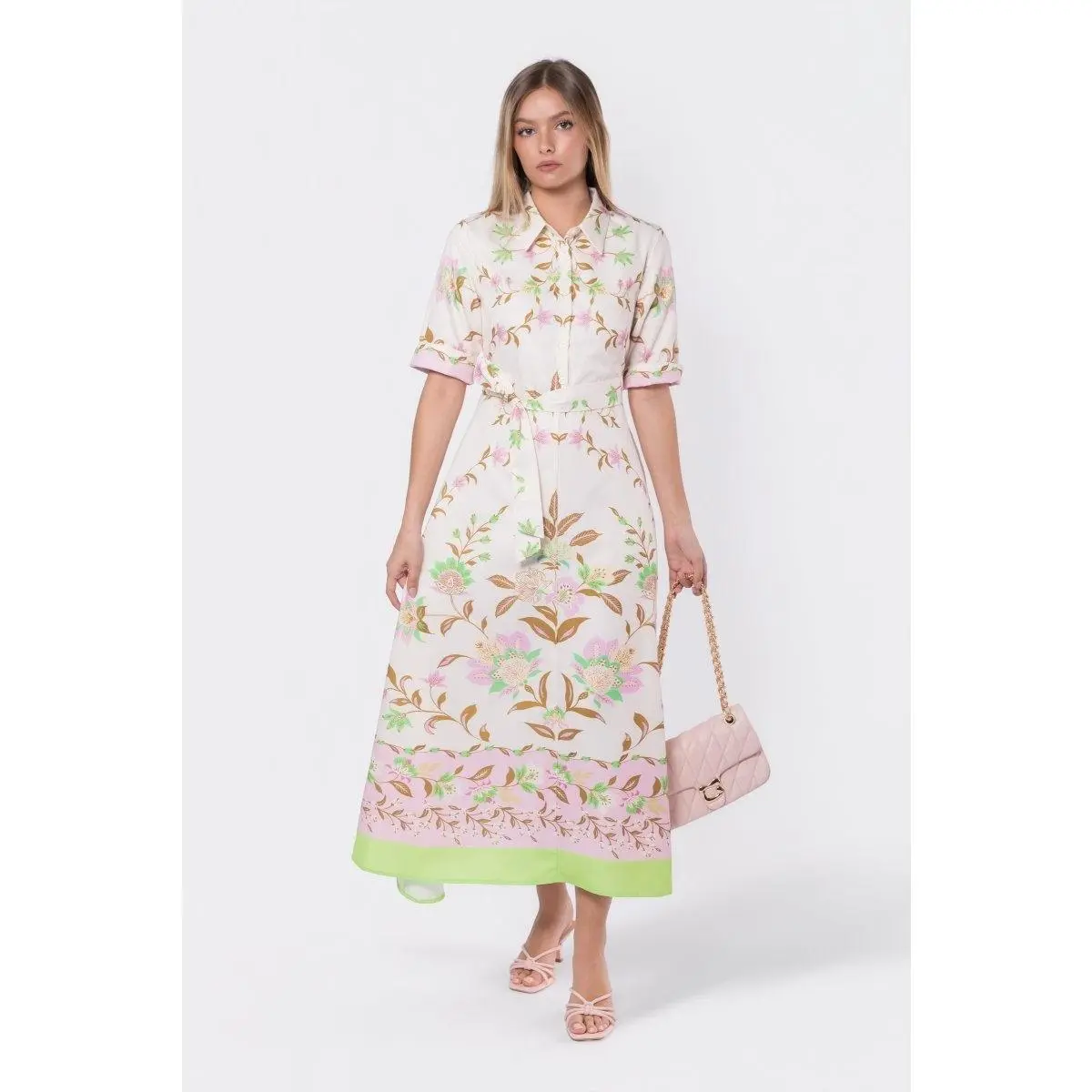 Anika Dress (Ivory Flower)