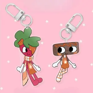 Dandy's World Keychain, Sprout and Cosmo Keychains, Bag, And Backpack Accessory, Meaningful, And Full Of Character, Unique Keychains That Add Charm To Every Bag And Key.