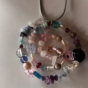 SPIRAL PENDANT GEMSTONE NECKLACE with Multicolor Beads and Shell Accents for Stylish Jewelry