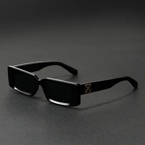 Men's Retro Thick Frame Rectangular Glasses, Stylish Glasses, Fashion Classic Style, Perfect for Daily Photography & Streetwear, Trendy Vintage Look, Fashion Eyewear