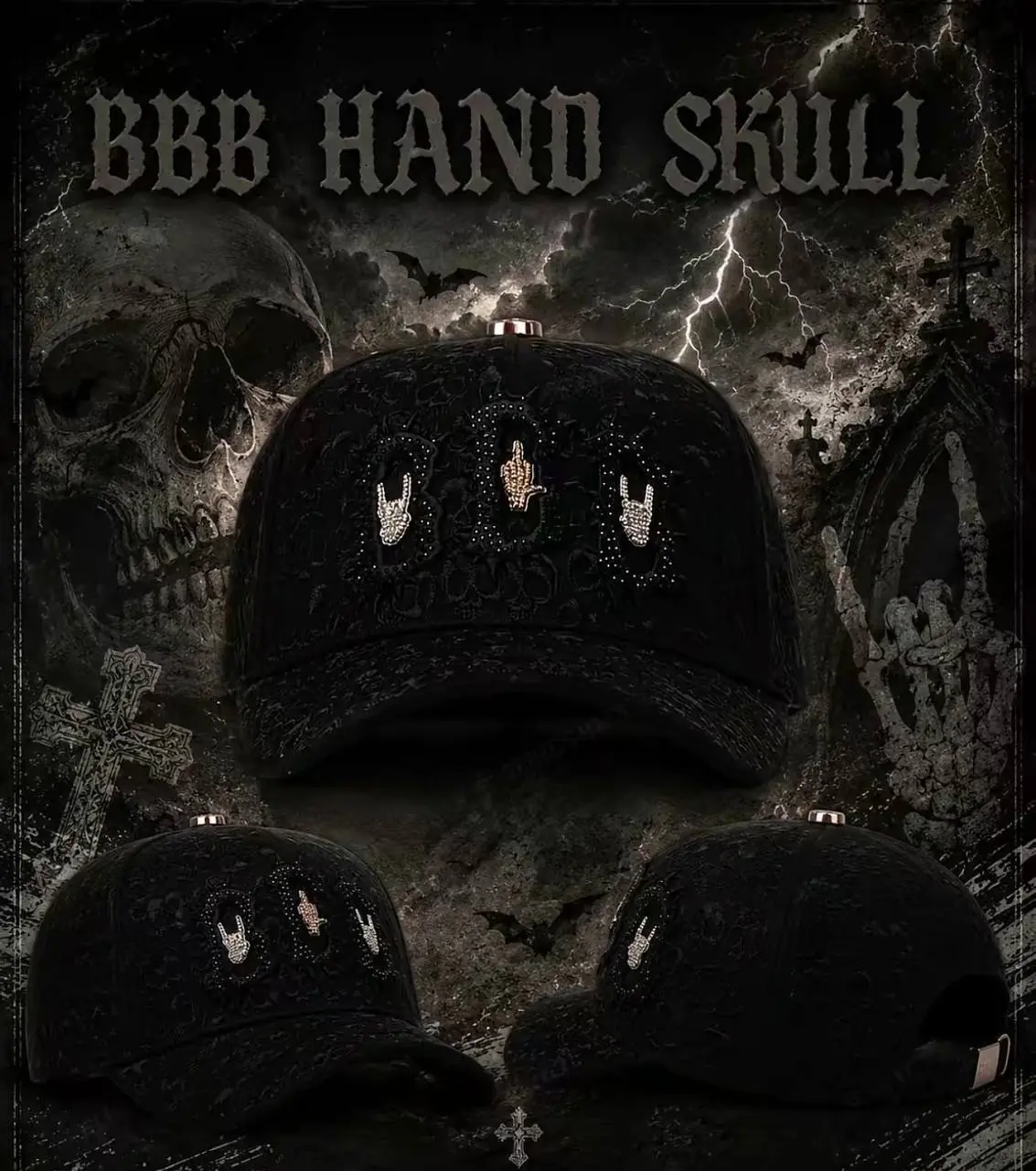 BBB Hand Skull.