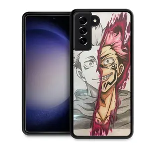 Anime Manga Jujutsu Kaisen Satoru Gojo Sukuna Phone Case for Samsung Galaxy S25 Ultra S25 S24 S23 S22 Plus Ultra FE Soft TPU Protaection Back Cover for Boy Girl Gifts