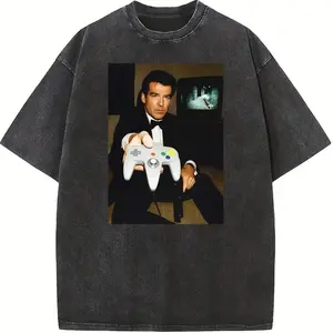 RETRO GAME Printed Design Unisex Crew neck T-Shirt & Sweatshirt,High-Casual Comfort Breathable Long Sleeve for Streetwear Fashion Men and Women's Top Daily Wear
