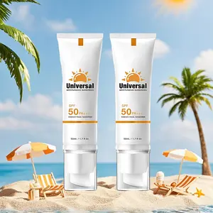 Sunscreen to prevent sunburn andtanning,Universal Tinted Face MoisturizerSunscreen,SPF 50 PA+++,Water Resistant AndNon-Greasy,For All Type Skin Facial Skincare