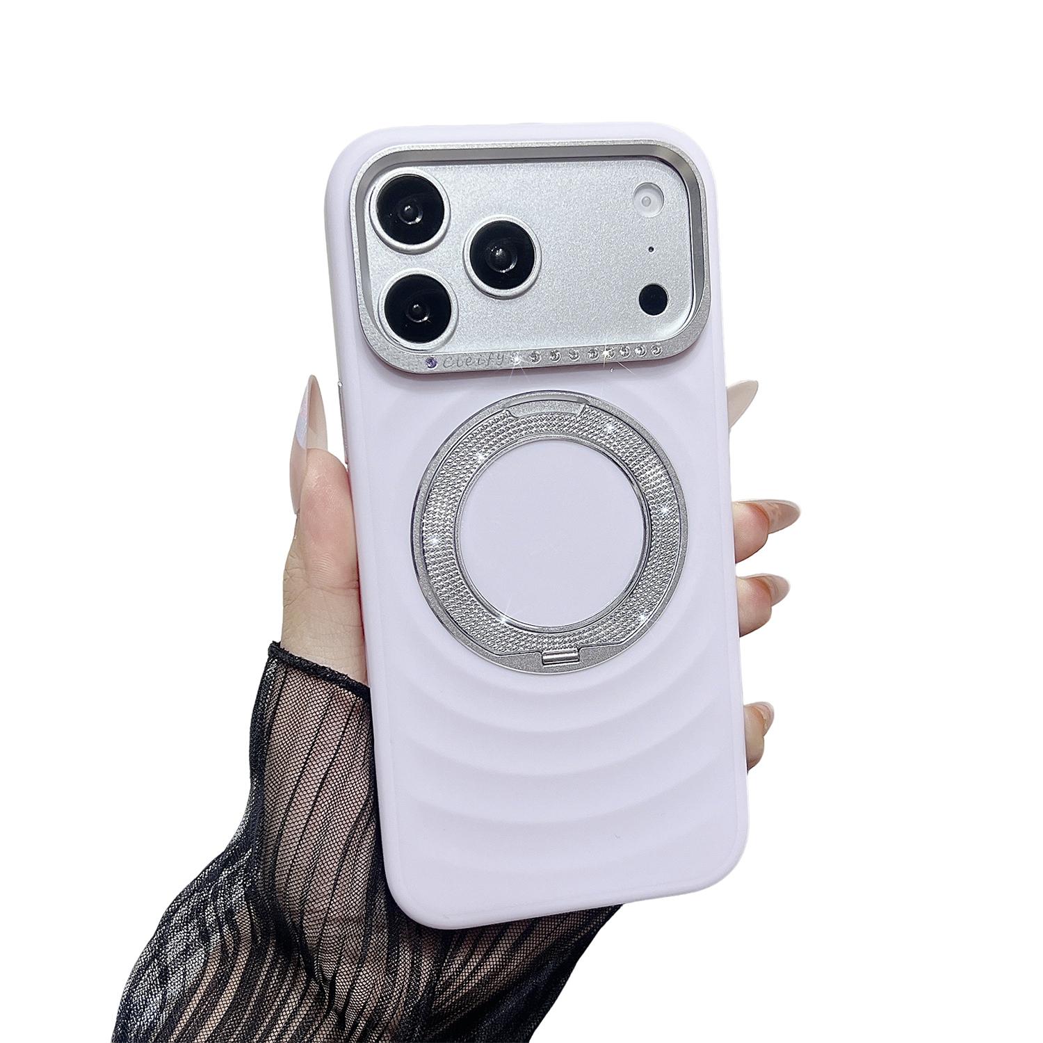 Magnetic Phone Ring Holder for 17 Pro Max 17Pro Case, 360 Rotation Ring Stand, Compatible with Mag-Safe, Military Grade Drop Tested