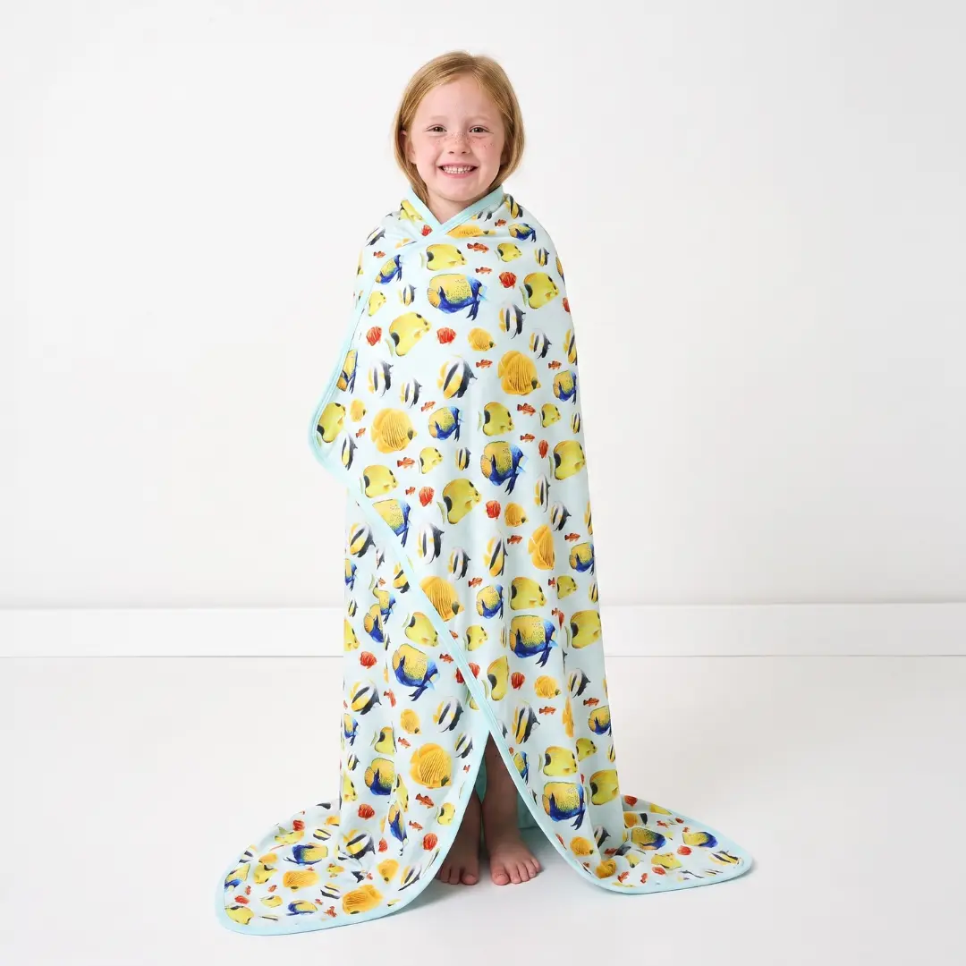 Bamboo Large Blanket Ocean Wonders