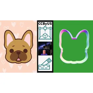 Dog Head Cookie Cutter