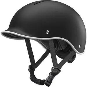 Adjustable Unisex Adult Helmet - Stylish & Cool, Perfect for Men & Women - Ideal Holiday & Birthday Gift - Available in Black & White - Paintable & Suitable for Various Sports