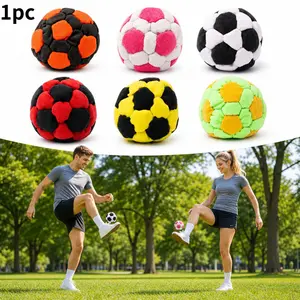 Plush Football Beanbag, Outdoor Sports Educational Football Beanbag, Stress-Relief Elastic Ball Creative Sports Toy