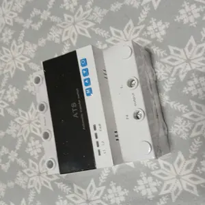 63A 110V Automatic/Manual Transfer Switch L1 Priority Phase Selector LED Display DIN Rail Mount ATS for Generator Inverter & Utility Power CE 50/60Hz