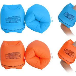 Inflatable Water Wings Arm Floaties for Kids Adults - PVC Swimming Arm Bands Pool Floats Floatation Rings for Swimming Learning, Drum-Type Design for Pool & Beach Use