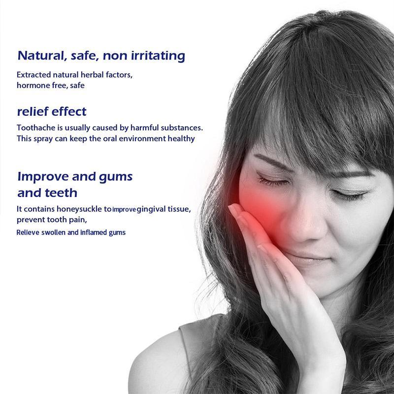 Oral Care Spray –Preventing tooth sensitivity，Relieve swollen and inflamed gums，Relieve tooth decay， Gentle Formula for Daily Use