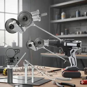 Electric Drill Metal Shear Attachment Portable Sheet Cutter Kit Alloy Blade for Impact Drill DIY Auto Repair Heavy Duty Industrial Grade Anti-Slip Grip Fast Cutting Tool Multi-Purpose Durable Corrosion Resistant Professional Metalworking Equipment