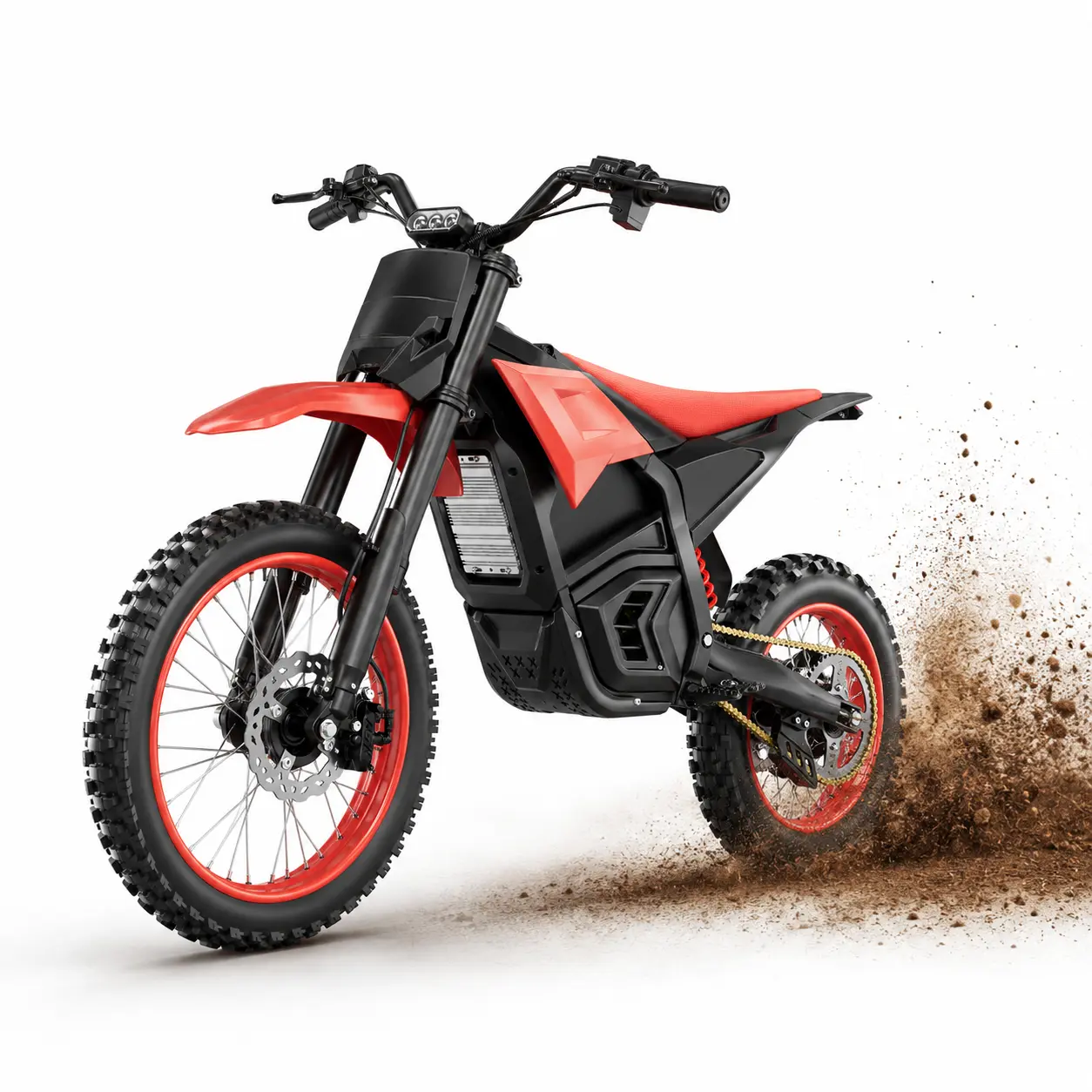 EVOKUN Q1 48V Electric Dirt Bike for Teens & Adults - Heavy-Duty Alloy Steel Frame,4000W Peak Power, 43.7MPH Top Speed, 48/30AH Long-Lasting Battery (55 mi Range), Hydraulic Brakes, IPX6 Waterproof