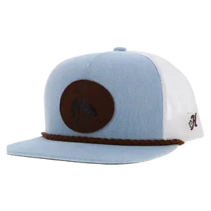 Hooey Pro-Rodeo Denim & White Trucker Cap 2362T-DEWH