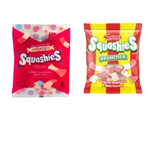 Smarties Squashies and Squashies Drumstick - Original Raspberry and Milk Flavor Candies ( 2 PACK) Smarties Squashies and Squashies Drumstick - Original Raspberry and Milk Flavor Candies ( 2 PACK)
