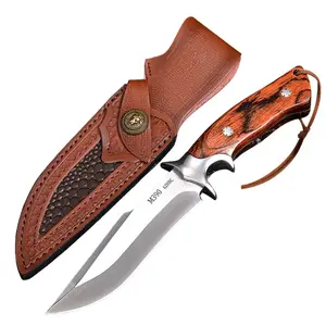 Straight knife with leather sheath gift box set, multifunctional tool, portable fruit knife, high hardness, ideal for outdoor camping carry, sturdy and durable, a great gift for men!