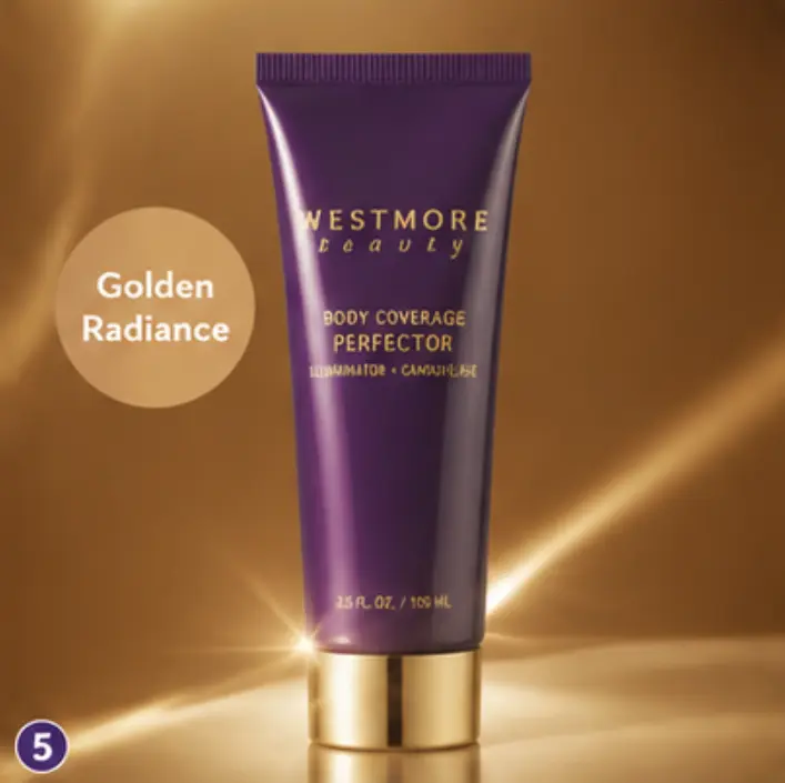 Westmore Beauty Body Coverage Perfector 3.5oz – Full Coverage Body Makeup Concealer for Scars, Tattoos, Veins & Dark Spots, Golden Radiance