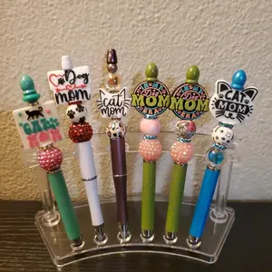 Cat/Dog Mom Beaded Stylus Pen