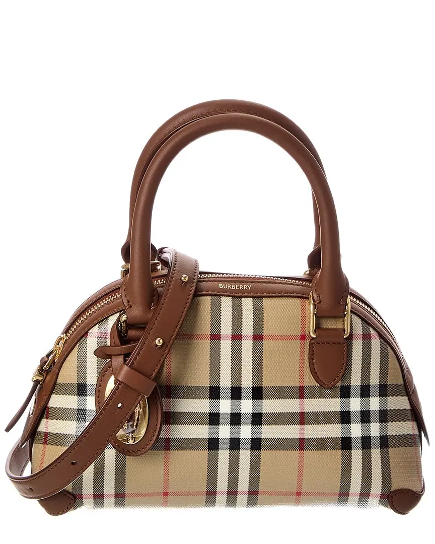 Burberry Primrose Mini Coated Canvas & Leather Crossbody
