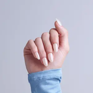 KISS GLAM Embellished Press On Glue Nails - Dive