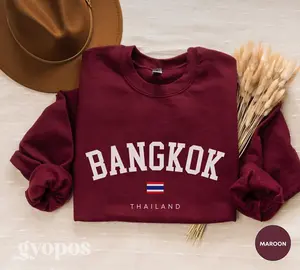 Bangkok Thailand Sweatshirt, Thailand Shirt, Thailand Gift, Travel Sweater