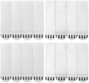 Medium Picture Hanging Strips Heavy Duty,20-Pairs(40 Strips) Sticky Picture Hangers for Walls Hanging Without Nail,Damage Free No Nails Refill Adhesive Poster Frame Mounting, White