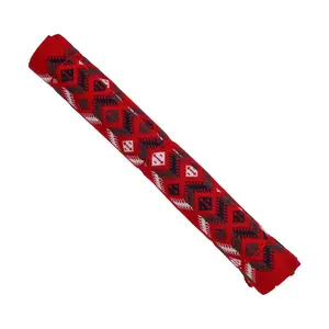 Charro Rojo Negro Grueso Sarape Montura Fino Saddle