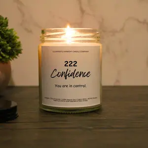 222 Angel Number Candle |Law of Attraction | Repeating Numbers Candle | Numerology Candle |Manifestation Candle | Mystical Candle |Spiritual