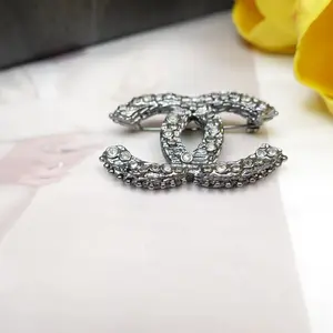 Pre-owned Chanel Silver Metal Brooch T10258543