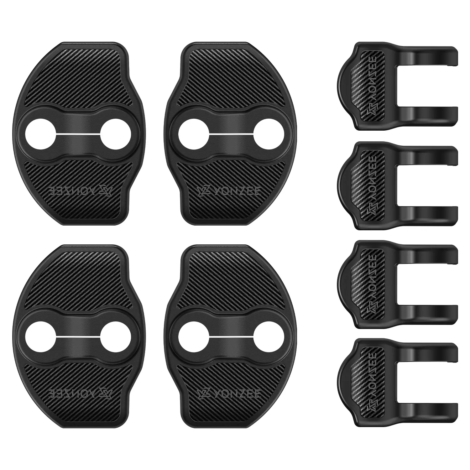 YONZEE Door Lock Cover for Tesla Model Y and Model 3 - Anti-Rattle and Rust Protection for 2020+ Model Y & 2017+ Model 3 (Includes Juniper & Highland),car accessories