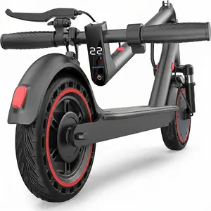 Smart Electric Scooter Adults & Teens, 19-25-28 MPH Max Speed, 25/35 Miles Long Range, Cruise Control and Dual Braking, Foldable Electric Scooter for Adults Powerful Portable App battery escooter system Folding Bike with Brushless Motor Extended outdoorfu