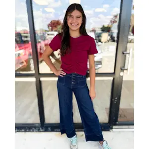 Maroon Gathered Knit Top