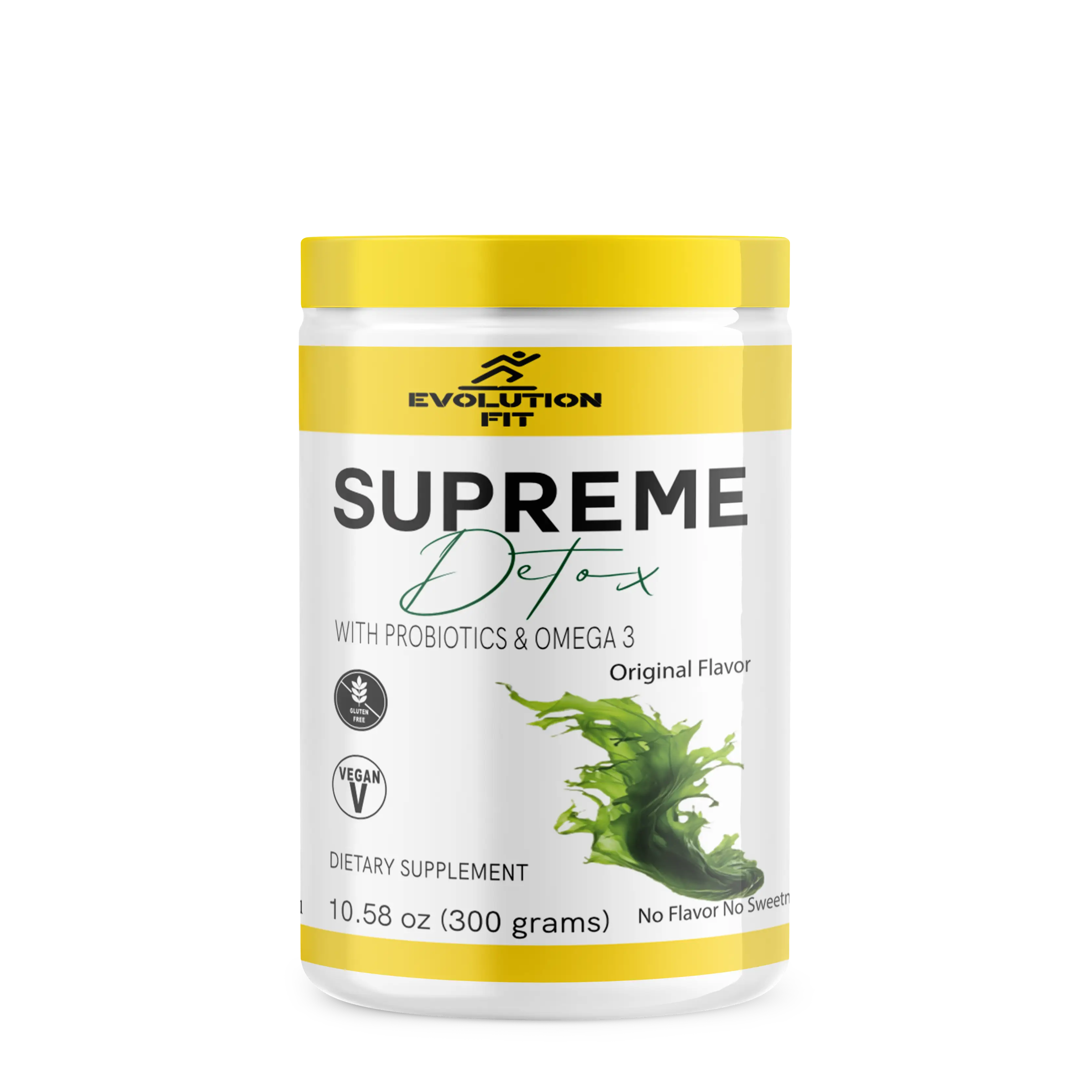 Supreme Detox With Probiotics and omega 3 Original no Flavor no sweetner Dietary Supplement Natural Fiber