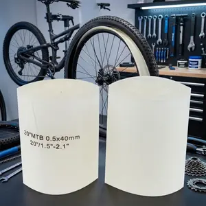 Puncture-Proof Bike Tire Liner Set, Universal Inner Protection Sleeve for Mountain & Road Bikes, Shock Absorbing & Burst Resistant, Fits 26/27.5/29/700C Wheels, 2-Roll Pack