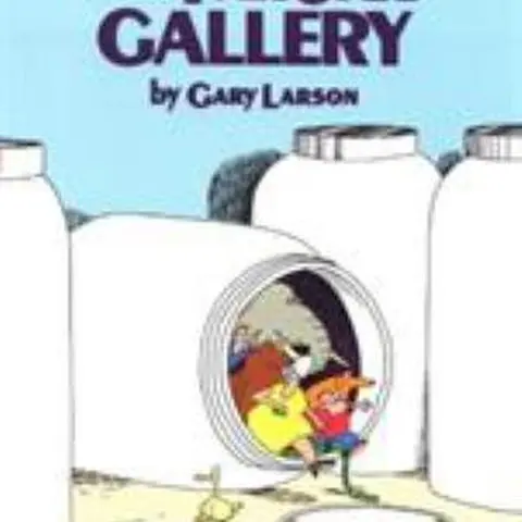 Used The Far Side Gallery Literature Book by Gary Larson - Good Condition Paperback, Andrews McMeel Publishing, 192pp, English, FarWorks Inc. Publication, Humanities & Social Sciences History & Culture Reading Materials, 1.18 lbs