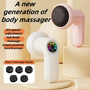 Body Fat Pusher, Multifunctional Vibrating Massager, 5 Massage Heads, Effectively Relaxes Muscles, Reduces Stress, Burns Body and Abdominal Fat, Shapes Beautiful Body, Suitable for Whole Body, Best Choice for Home Use and Gifts