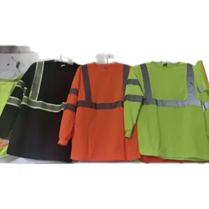 Men”a reflective long sleesleeve ved work clothes ion