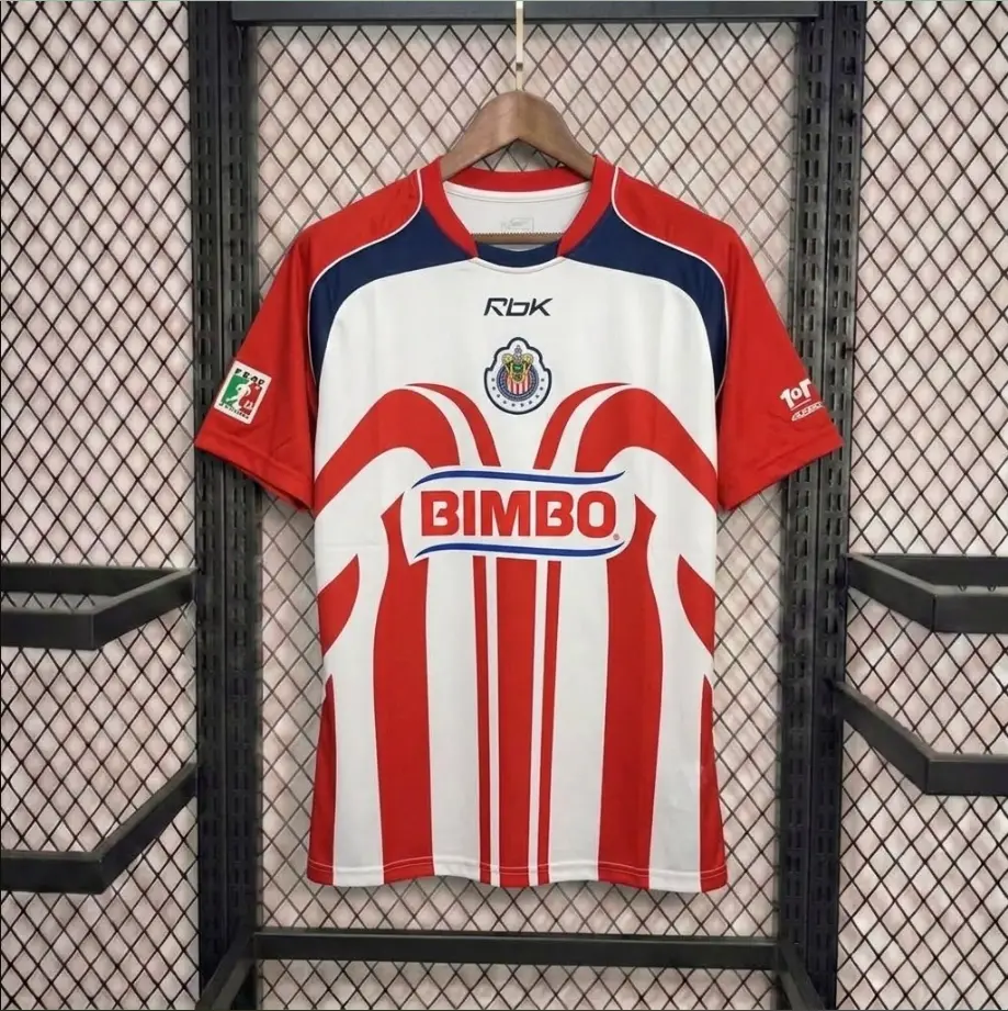 [Hot Trending] - Chivas Guadalajara 2006-07 Home Soccer Jersey - Full Print Logo
