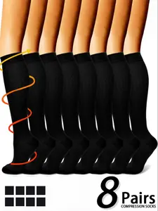 Unisex's Compression Socks, Sports Socks for Circulation, Running, Nurses, Pregnant Women, Sports Socks for Men & Women