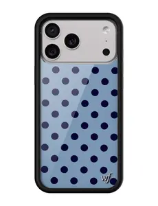 Wildflower Cases - Polka Dot | Blue and Navy, Blue Limited Edition iPhone Case | Cute Trendy Durable Smartphone Protection Protective Wildflower Cases - Polka Dot | Blue and Navy, Blue Limited Edition iPhone Case | Cute Trendy Durable Smartphone Protection Protective