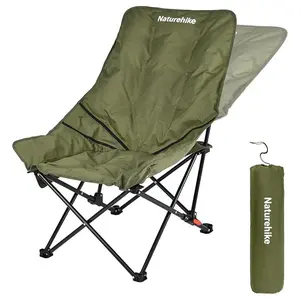Naturehike Seastar Oversized Padded Camping Chair - Adjustable 2-Position Fold Chair with Side Pocket & Carry Bag, Supports 265 lbs portable folding outdoor camping accessories dealsforyoudays
